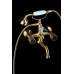 Смеситель для ванны Boheme Royal Cristal 313-Royal/CRST black бронза с душевым гарнитуром
