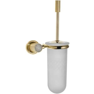 Туалетный ершик Boheme Royal Cristal 10933-G золото настенный