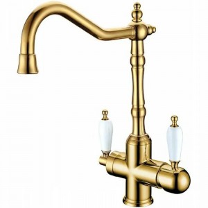 Кухонный смеситель Boheme Tradizionale Oro 112 золото