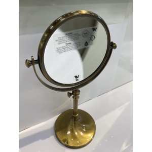 Зеркало косметическое увеличительное настольное 5X WINDISCH STAND MIRRORS 99104OW бронза d165h350/41