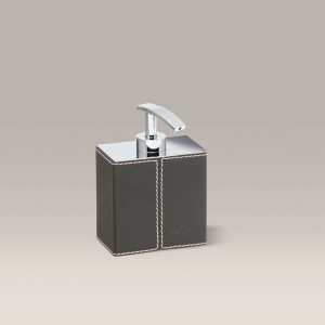 Дозатор для мыла настольный WINDISCH BOX KENIA 90101R черный/хром 60х100h150