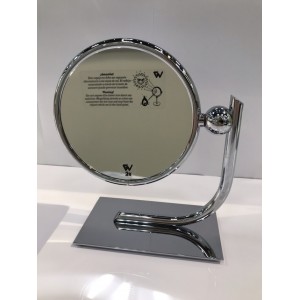 Зеркало косметическое увеличительное настольное 3X WINDISCH 99136CR хром d165 h240