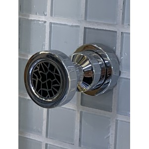 Крючок WINDISCH GAUDI ROUND 86409CRN хром/черный 30x50