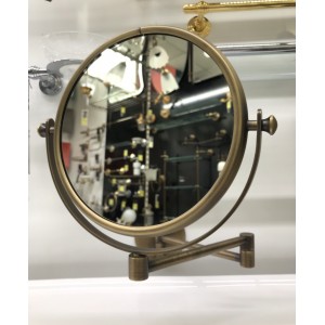 Зеркало косметическое увеличительное 5X WINDISCH 99141OV бронза d185 L480